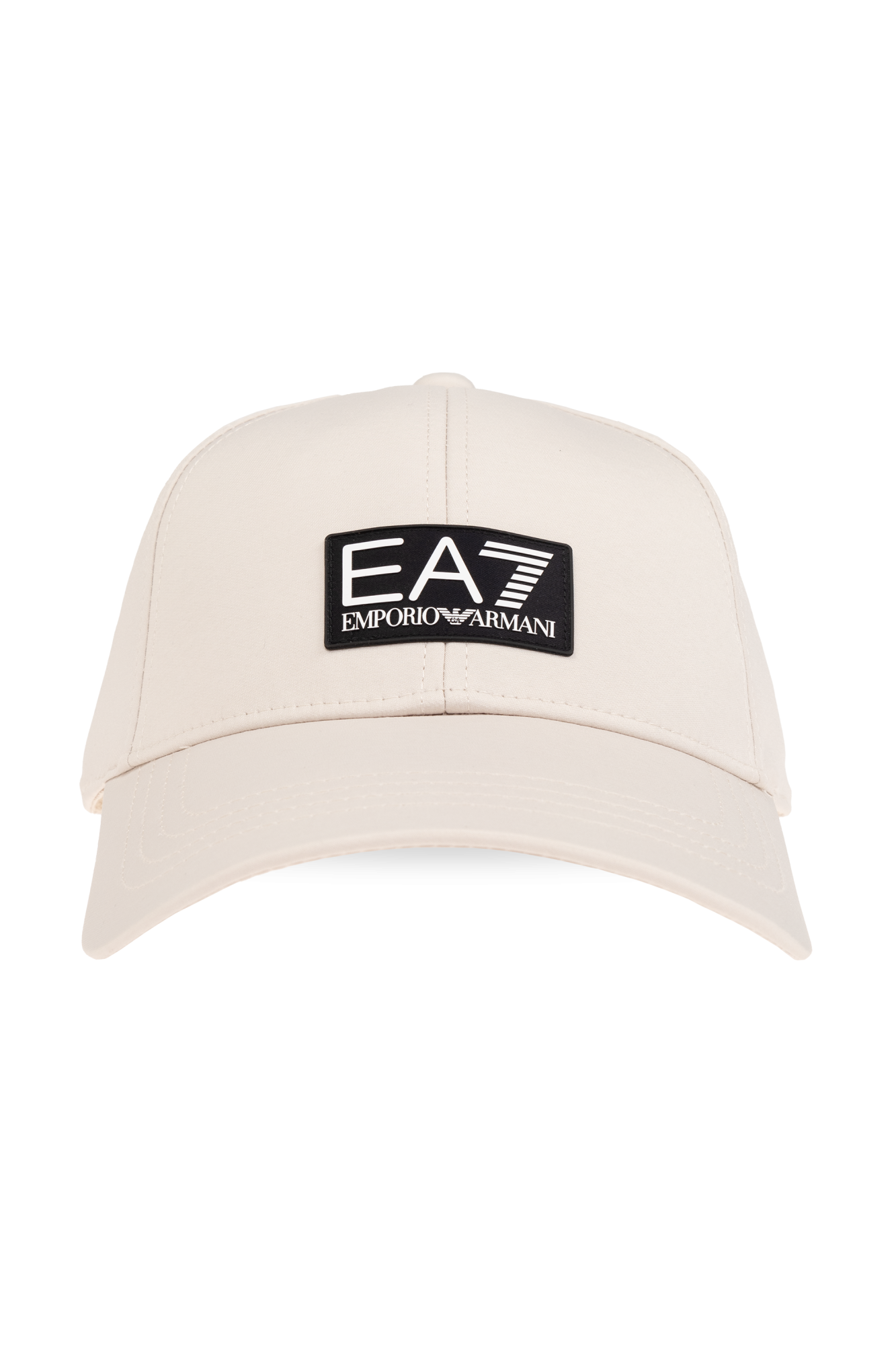 Cream EA7 Emporio Armani cap from the 'Sustainability' collection 